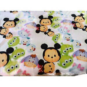 Disney Tsum Tsum Twin Flat Sheet Mickey Aliens Frozen Eeyore Jay Franco Fabric